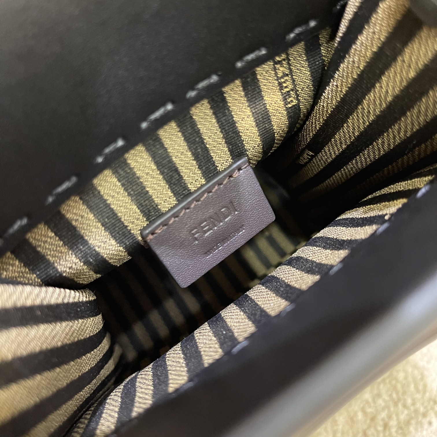 FENDI Sunshine mini tortoiseshell portable crossbody cute