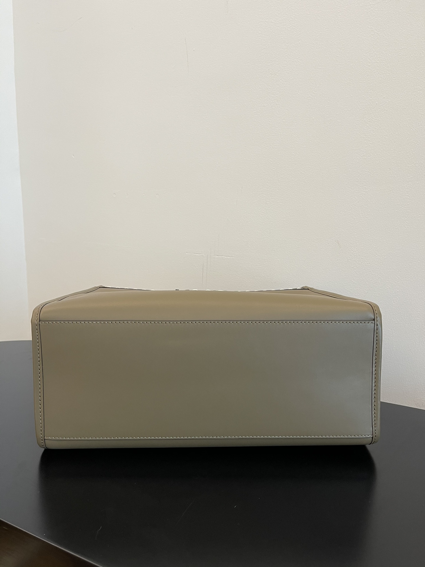 FENDI Medium Snakeskin Logo Tote 