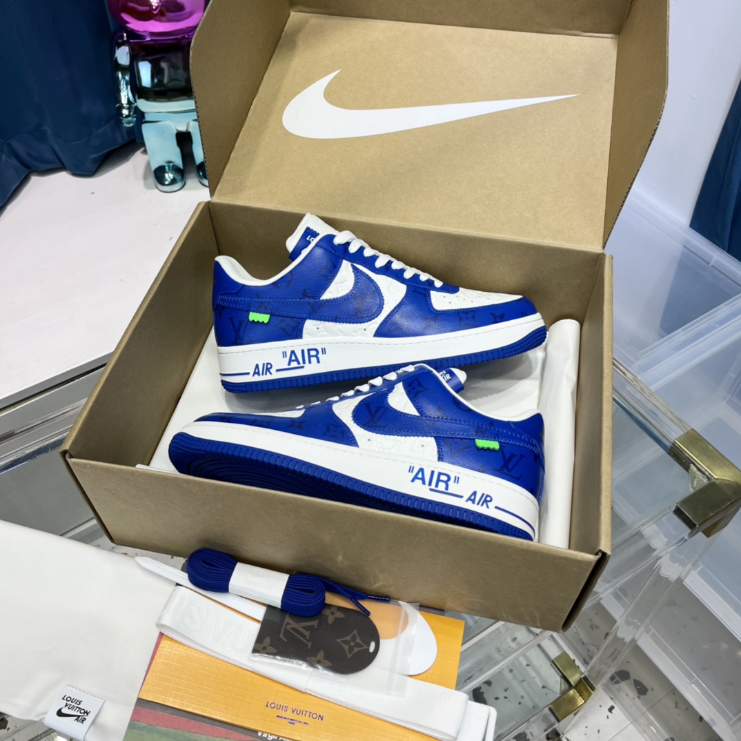 Louis Vuitton x NIKE Air force1 22ss Heavy Joint