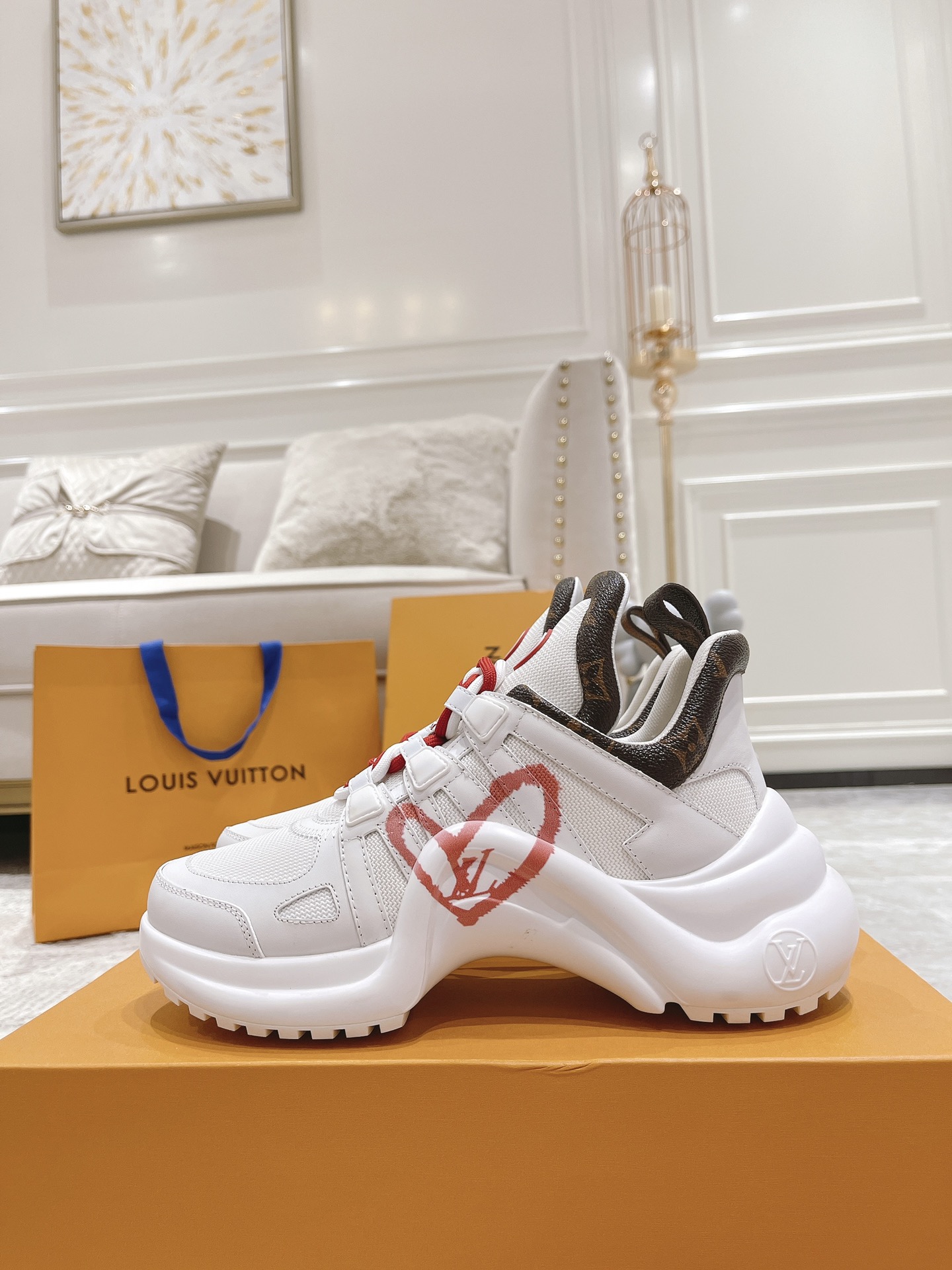 Louis Vuitton Archlight Donkey Brand Louis Vuitton Casual Sports Dad Shoes