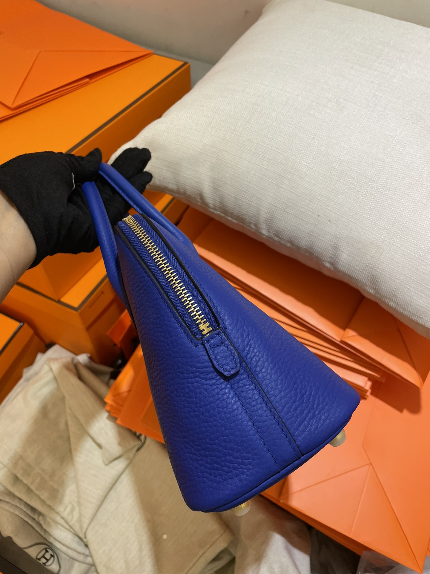 Bolide 25cm original imported TC leather electric blue
