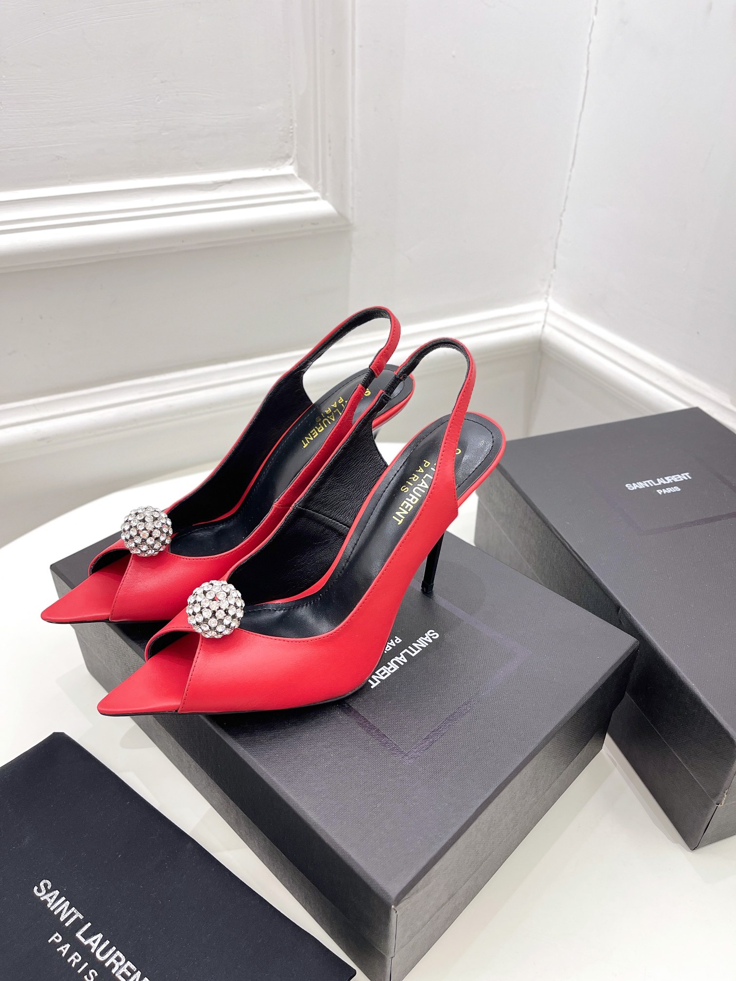 𝙎𝙖𝙞𝙣𝙩 𝙇𝙖𝙪𝙧𝙚𝙣𝙩 | 𝟐𝟎𝟐𝟏/𝐒𝐒 𝐧𝐞𝐰 YSL｜Roland 2022/fw early spring new baked high heels