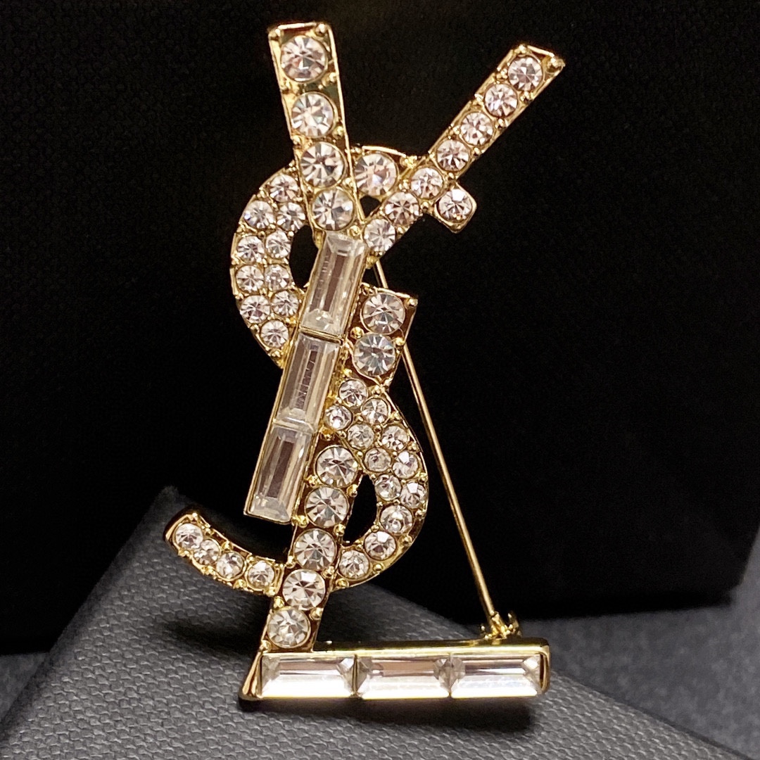 Saint Laurent YSL brooch
