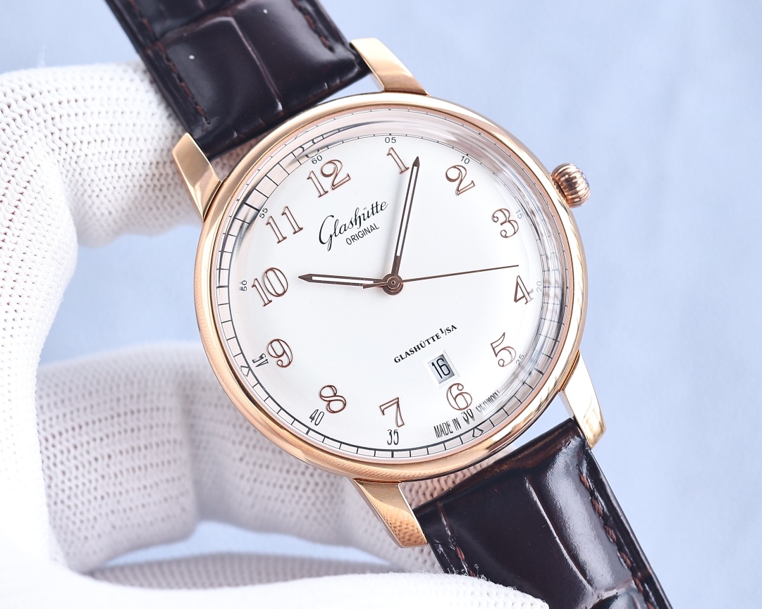 Glashütte TW Glashütte Original Councillor Model 1-36-01 Original Open Model Copy