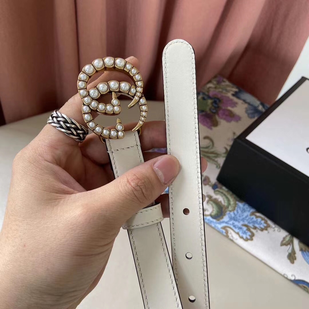 GUCCI double-sided imported cowhide