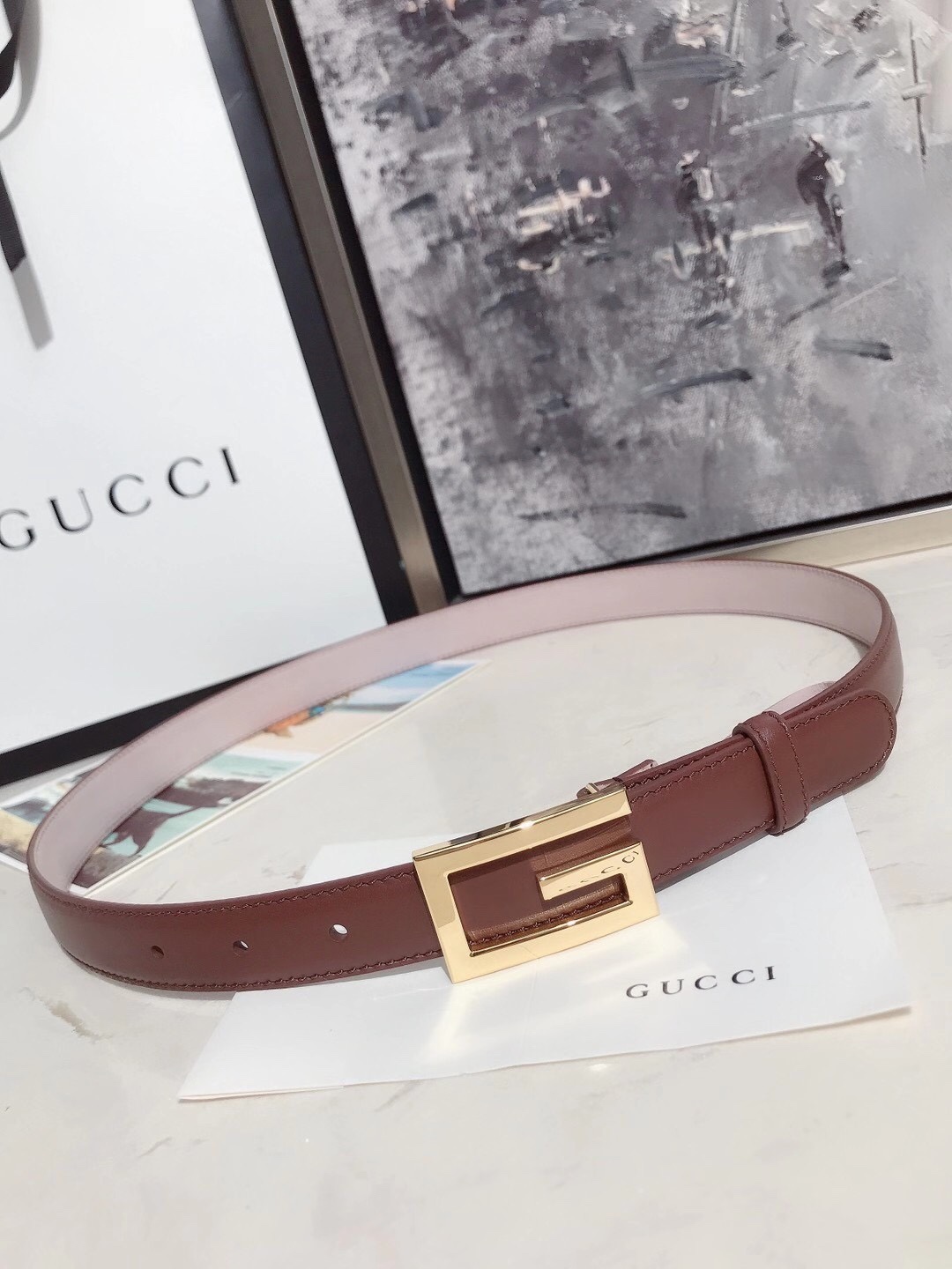 GUCCI D Italy 🇮🇹 imported cowhide