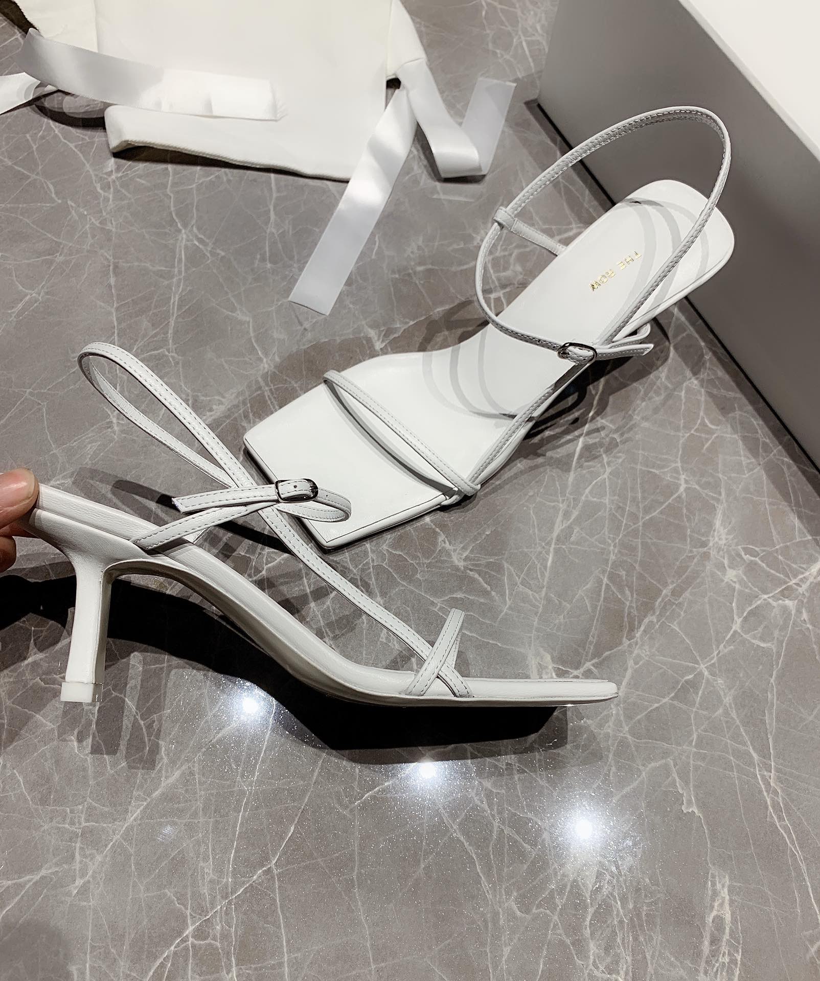 THE ROW - Top Edition Spring/Summer 2020 New The Row goddess level thin strap high heel sandals