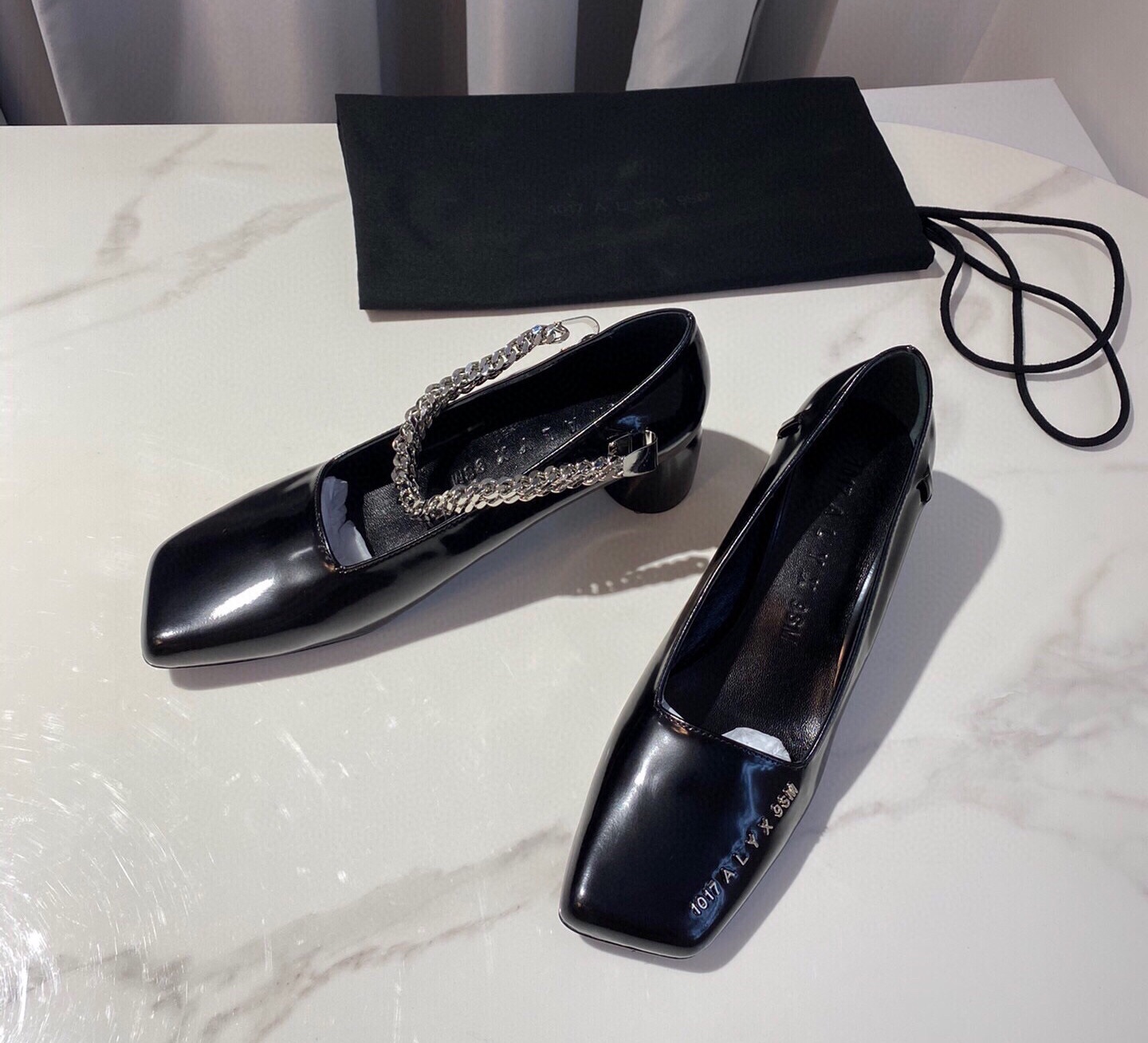 1017 ALYX 9SM chain high heels
