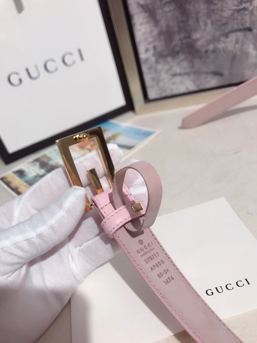 GUCCI D Italy 🇮🇹 imported cowhide