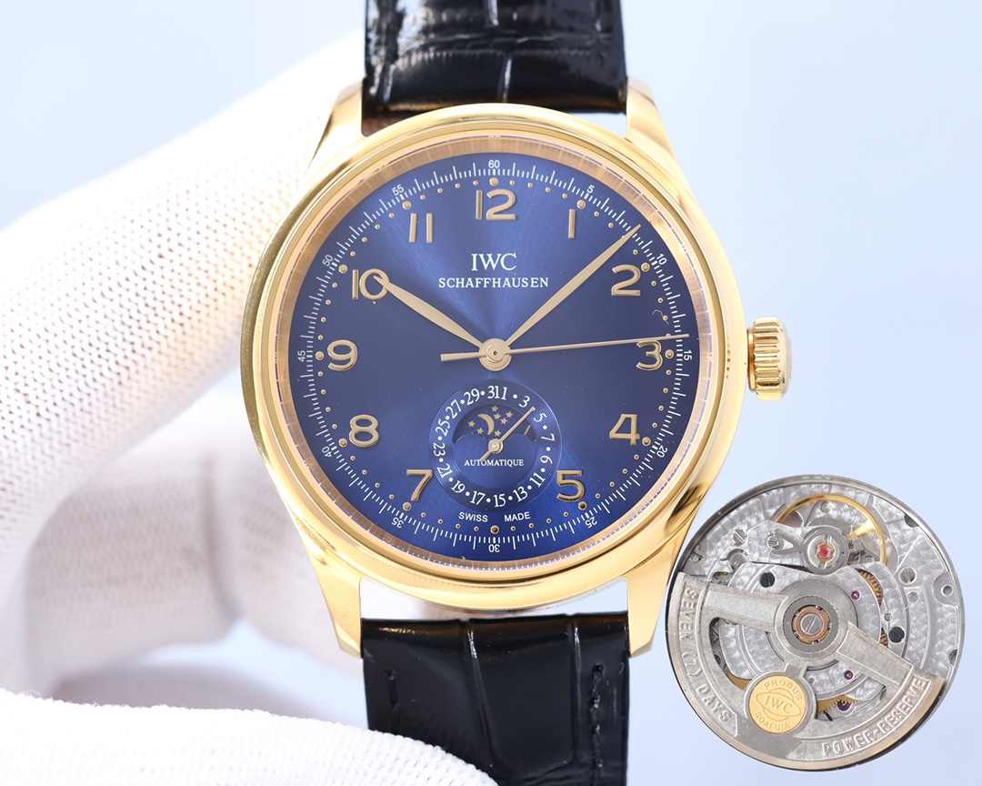 IWC- Portuguese IW390704 with Cal. 89361 chronograph movement Superluminova