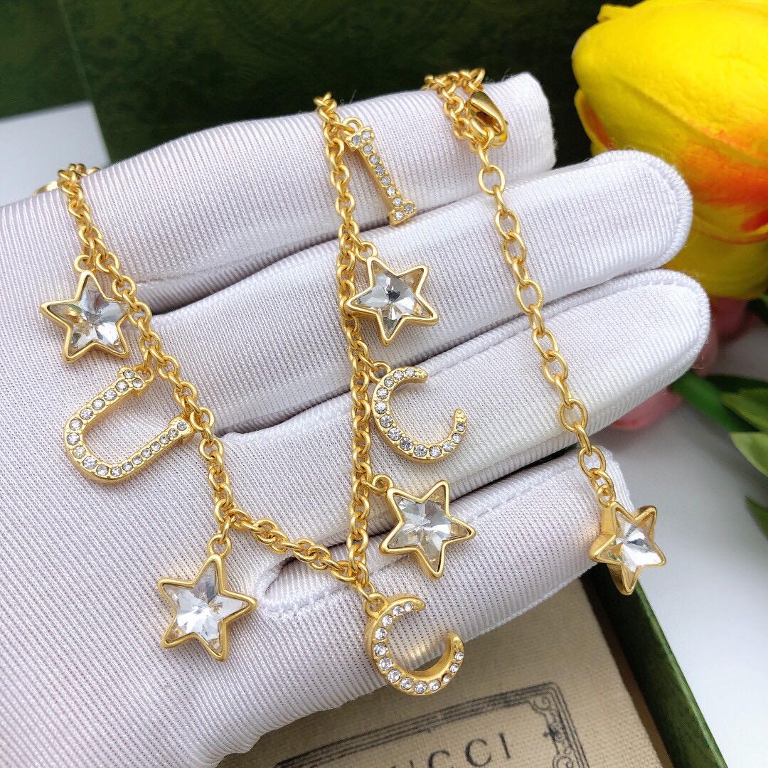 𝐆𝐮𝐜𝐜𝐢 Double G star bracelet