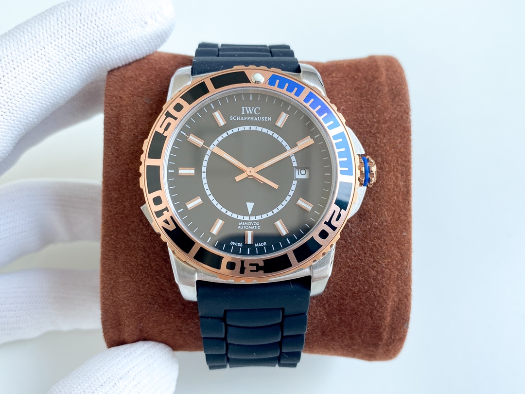 IWC- Fine men's watches Imported Citizen mechanical movement, top 316 stainless steel case and strap