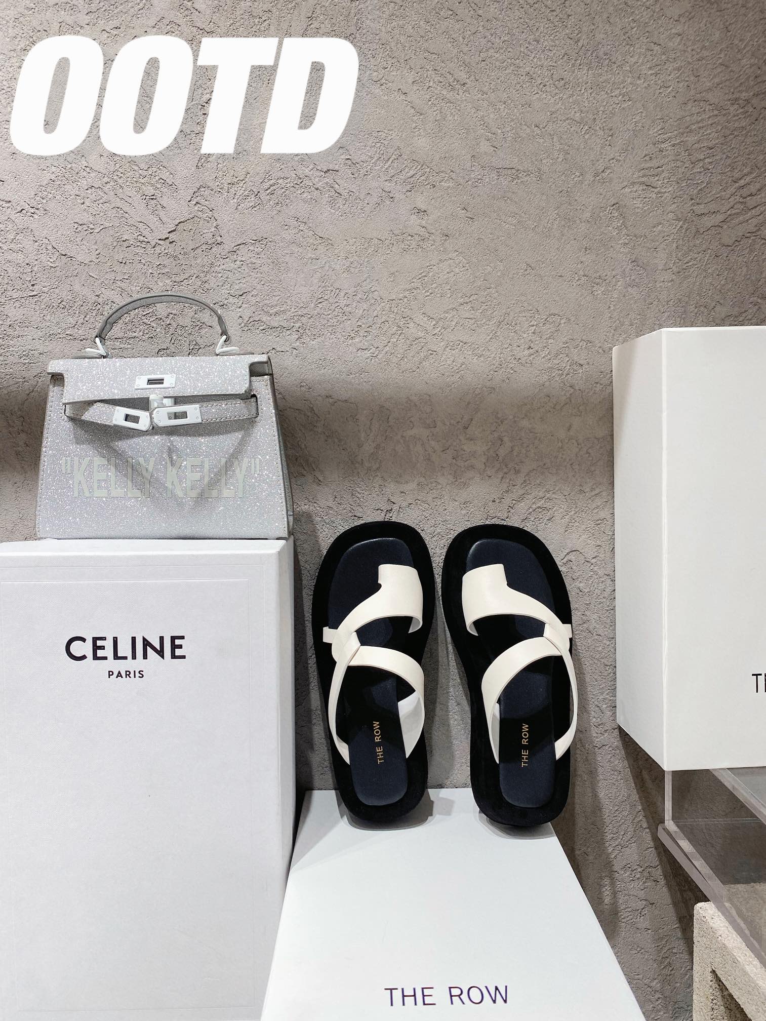 THE ROW | 𝟐𝟎𝟐𝟏/𝐒𝐒 𝐧𝐞𝐰 The row 2021 official website synchronization niche sexually cool wind thick bottom flip-flops