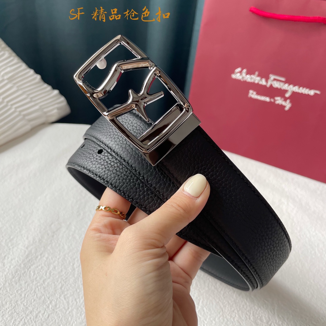 FERRAGAMO original single Italian men's belt