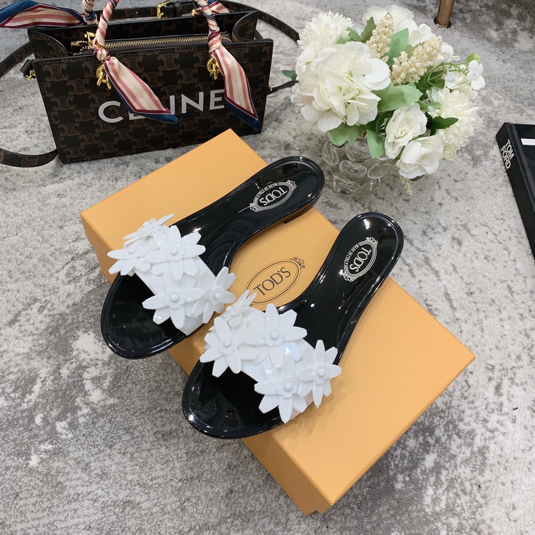 TOD'S 𝙏𝙊𝘿𝙎 2021 summer classic explosive new fabric counter PVC material summer to the beach vacation the best choice