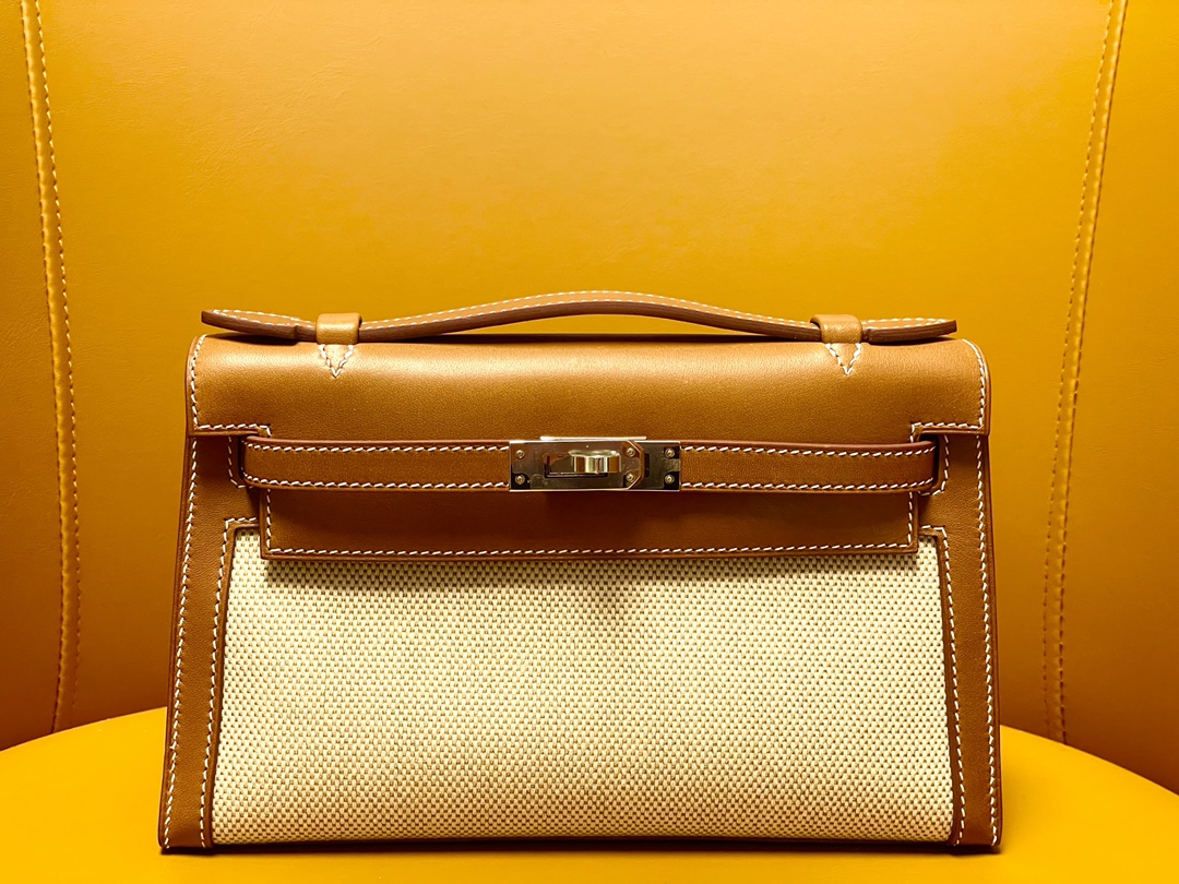 Kelly Mini Generation Saddle Leather Patchwork Silver Buckle