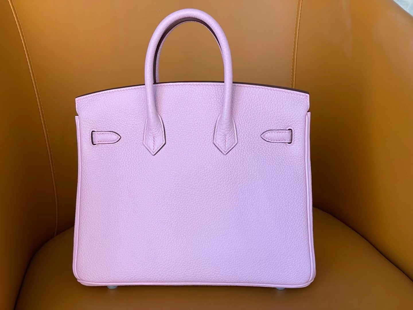 BK25 Caramel Purple Togo Leather Gold Buckle