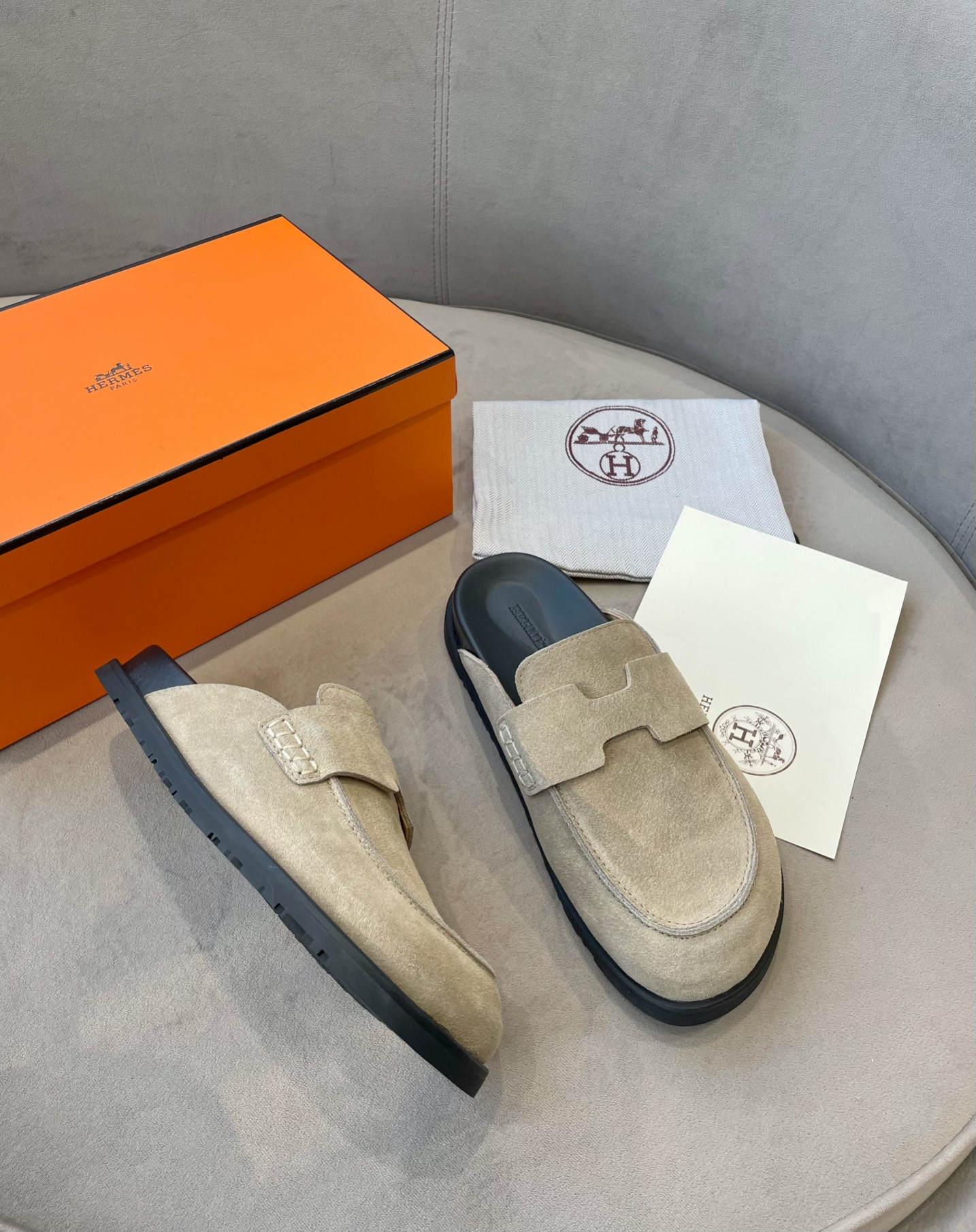 Hermes Birkenstock Mules