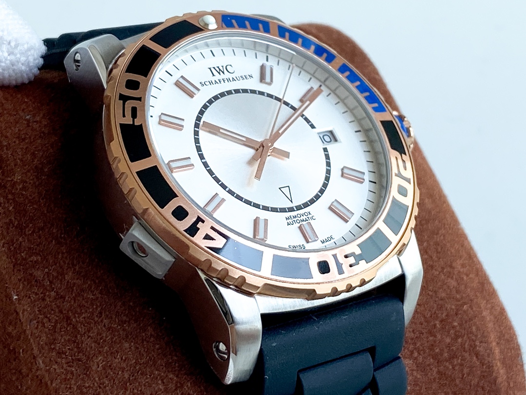 IWC- Fine men's watches Imported Citizen mechanical movement, top 316 stainless steel case and strap