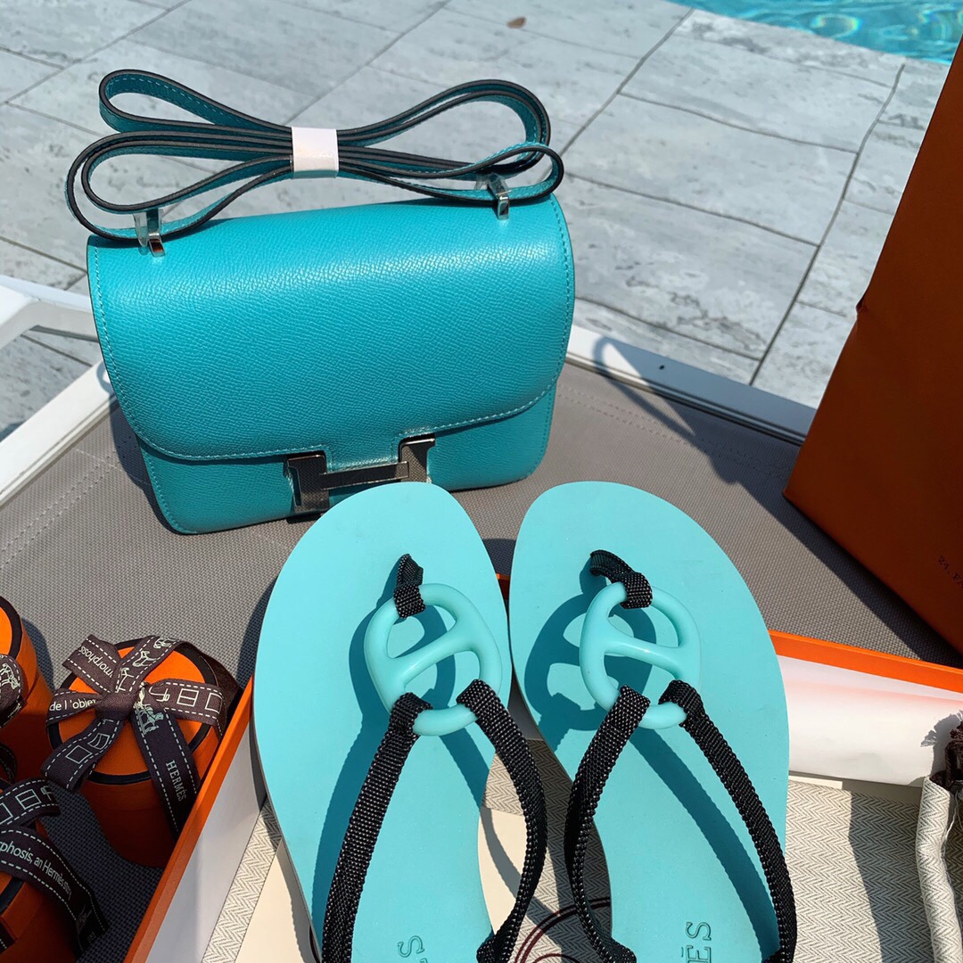 Hermes holiday series 🌈🏝🌤 pig nose flip flops sandals