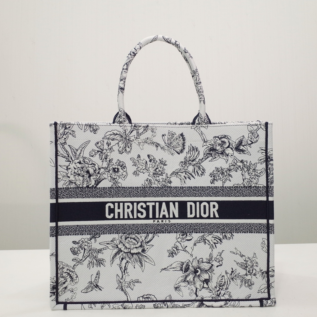 DIOR TOTE oblique vintage print