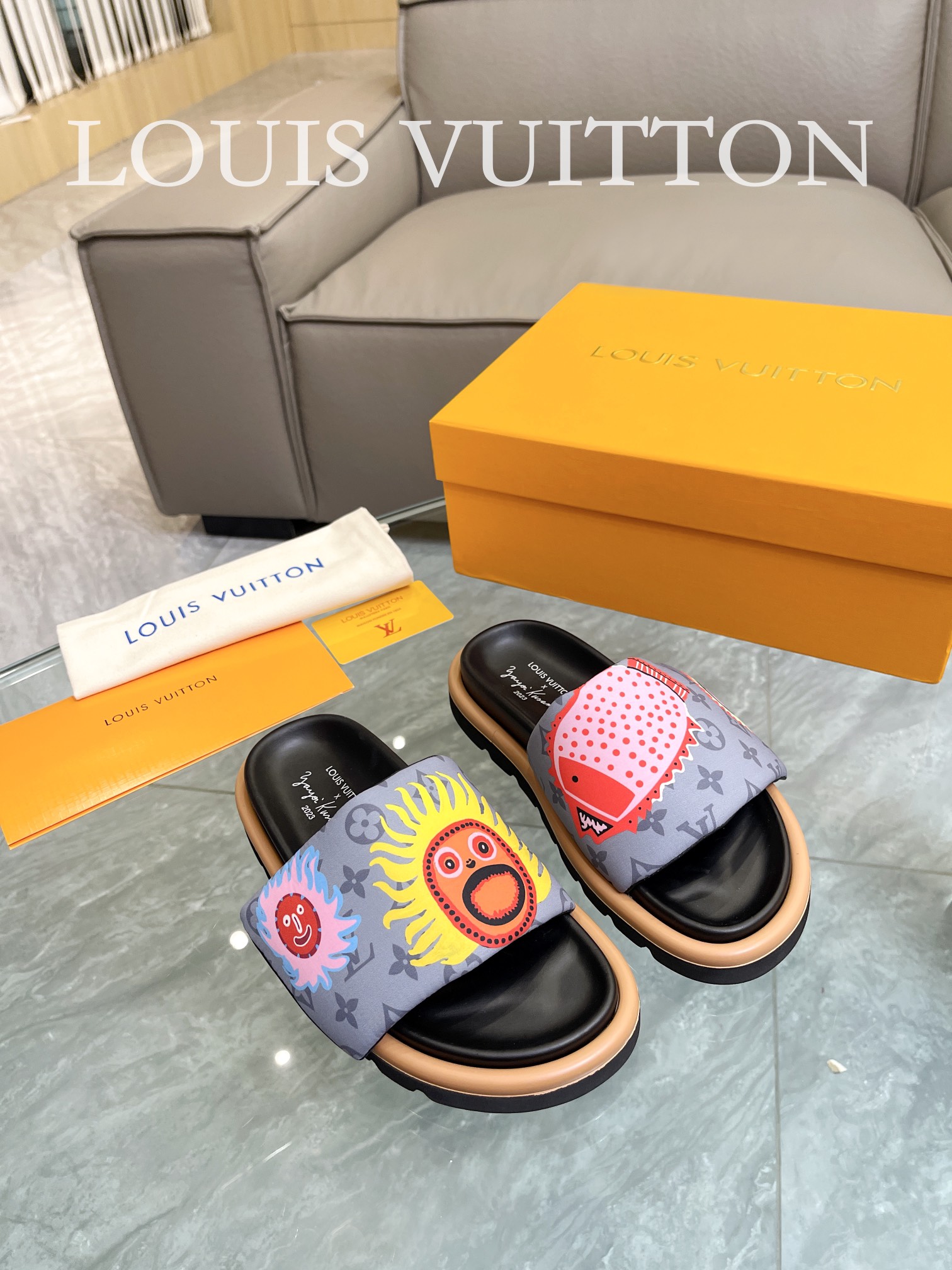 Louis Vuitton 2023 lovers mandarin duck shoes