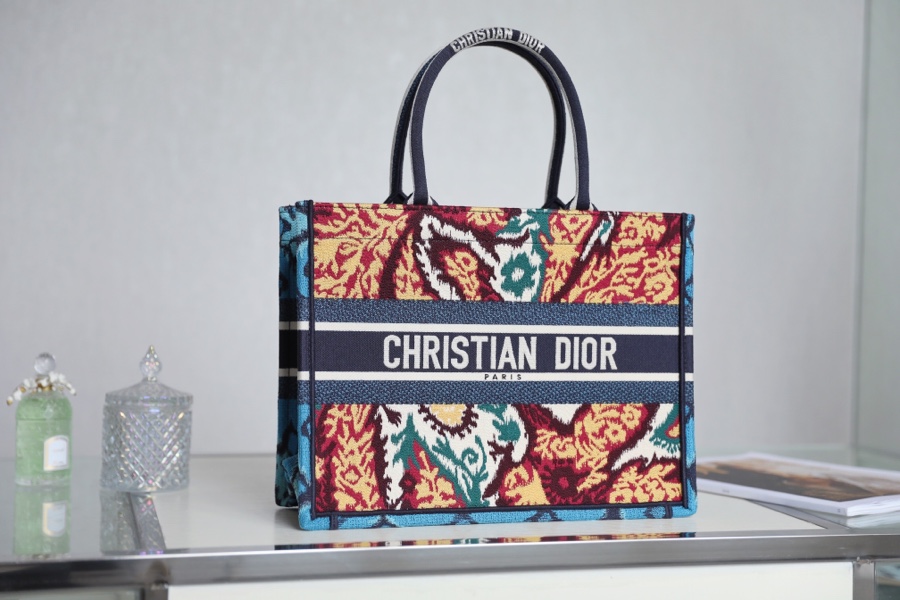 DIOR TOTE Paisley Blue