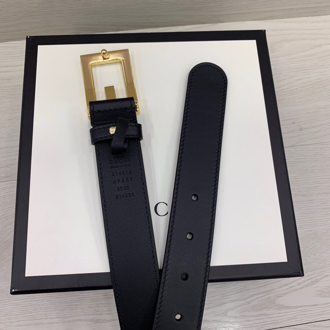 GUCCI imported calfskin with rectangular G