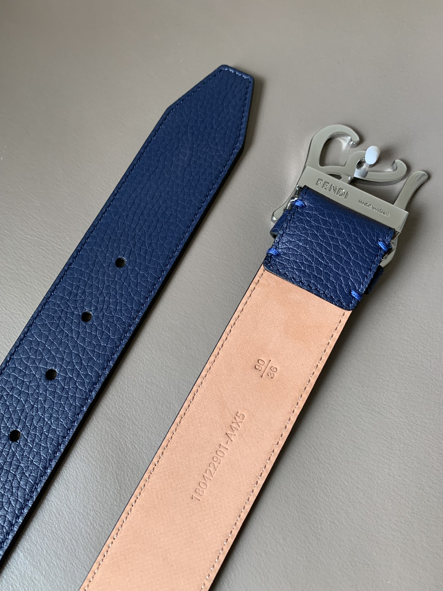 FENDI counter new Karligaphy buckle belt