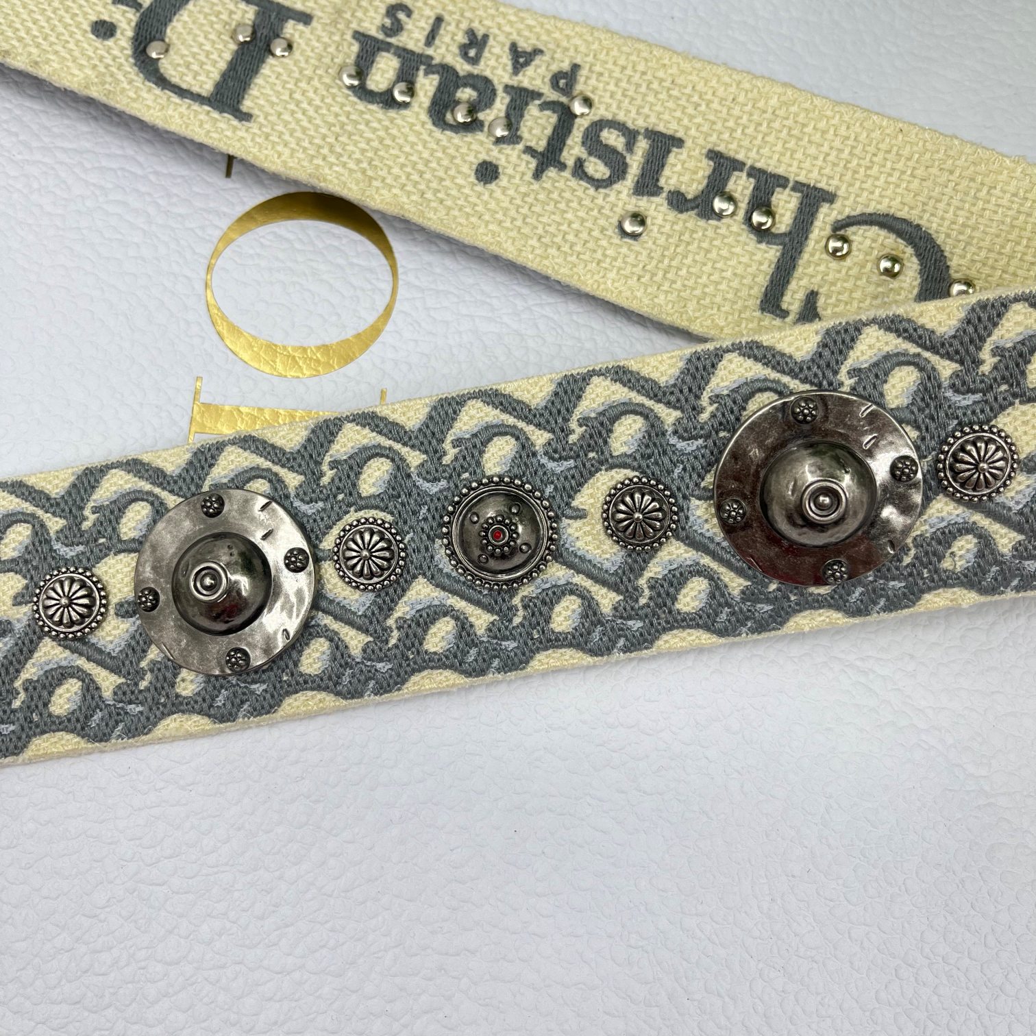 Dior rock grey Roman shoulder strap