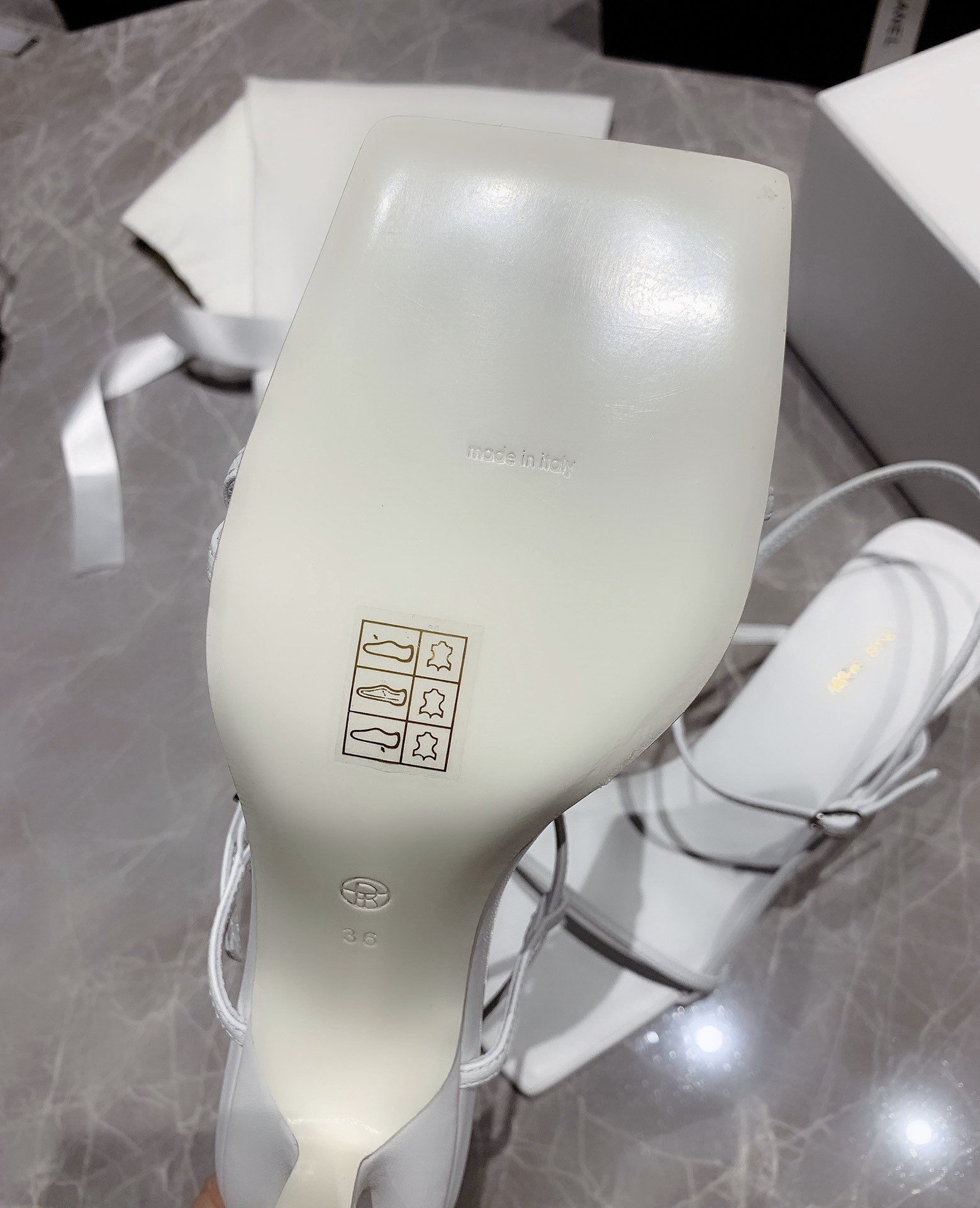 THE ROW - Top Edition Spring/Summer 2020 New The Row goddess level thin strap high heel sandals