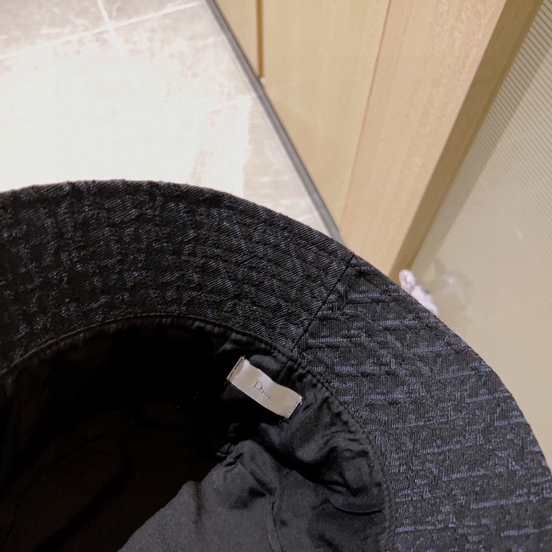 [DIOR Dior] 2023 spring and summer classic old flower fisherman hat