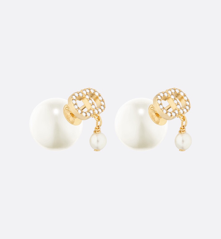 Dior stud earrings