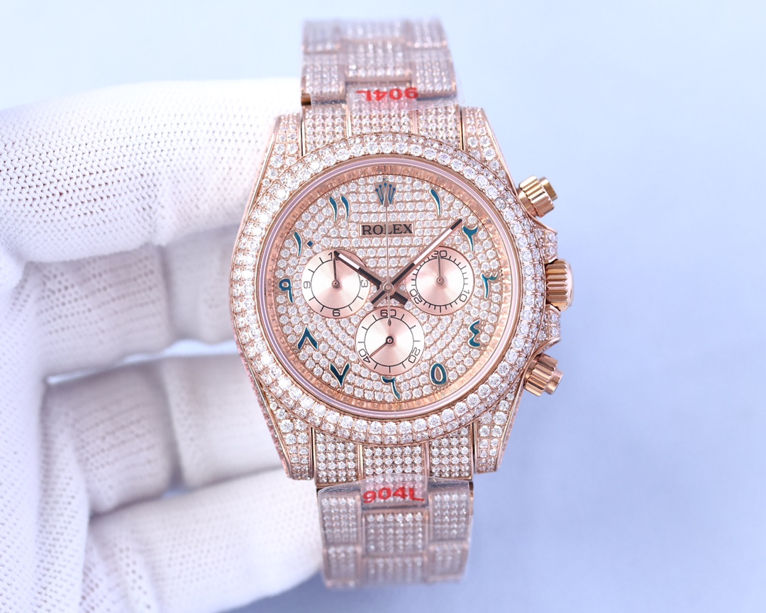 Rolex Cosmic Chronograph Daytona Gypsophila 40 Series