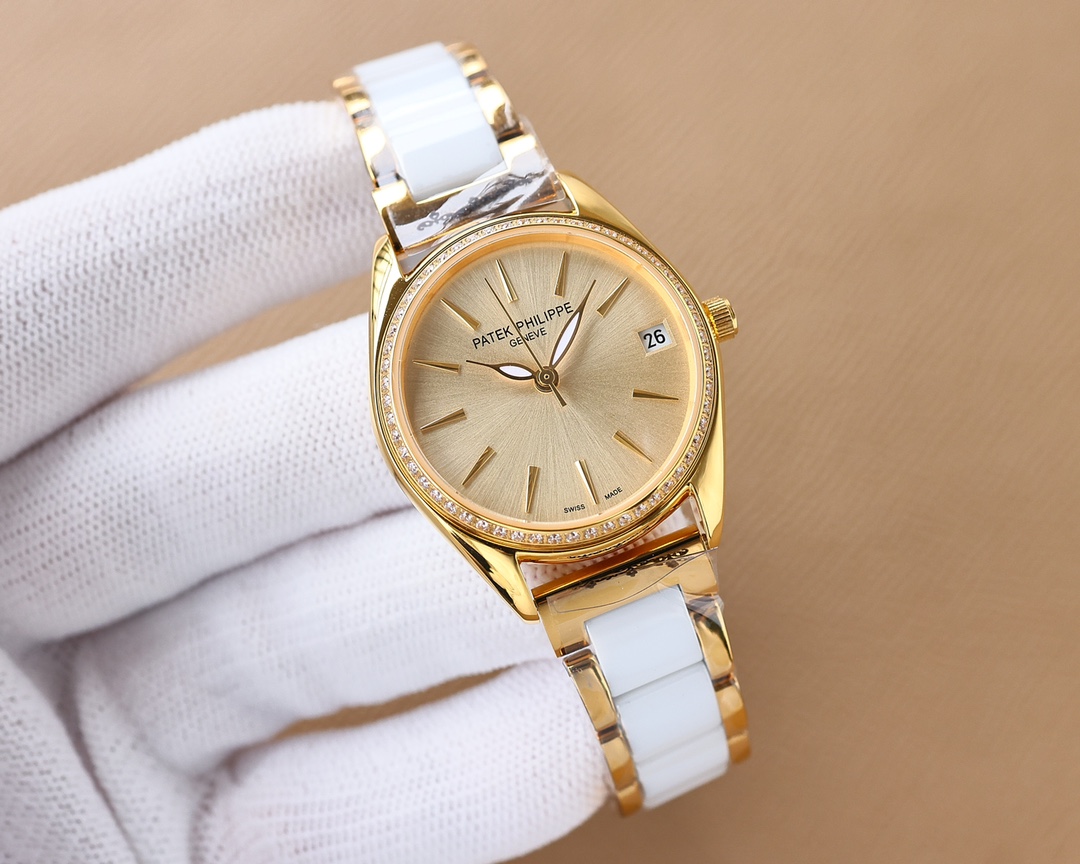 Patek Philippe V8 Edition Fashion Women's Watch Simple Three Needles