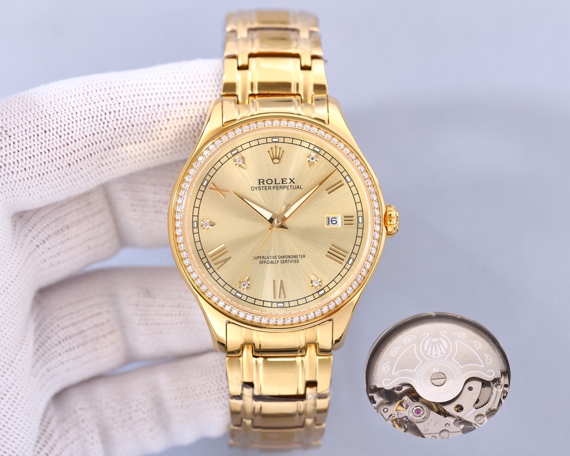 Rolex sapphire glass double mirror! super night light