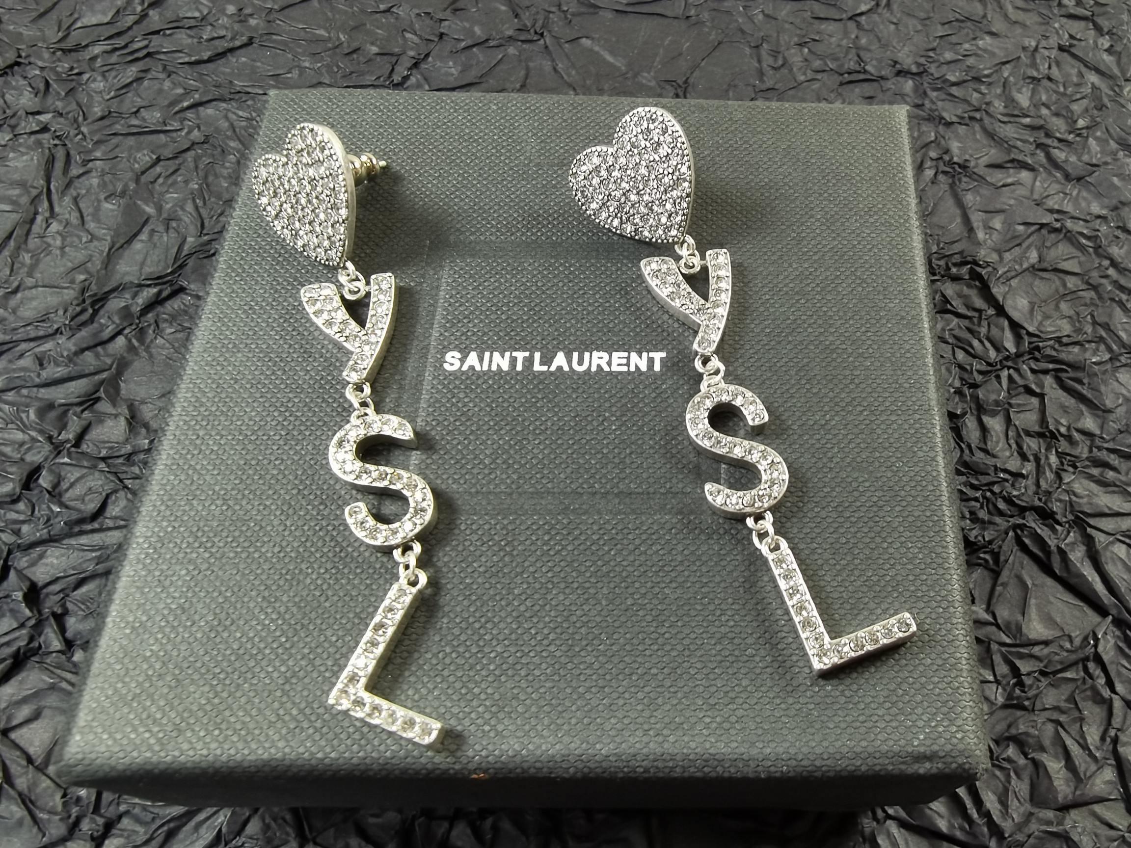 Saint Laurent YSL earrings studs