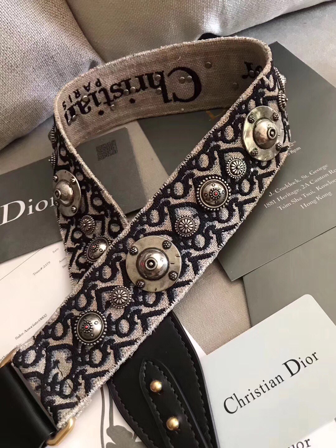 Dior retro Roman straps