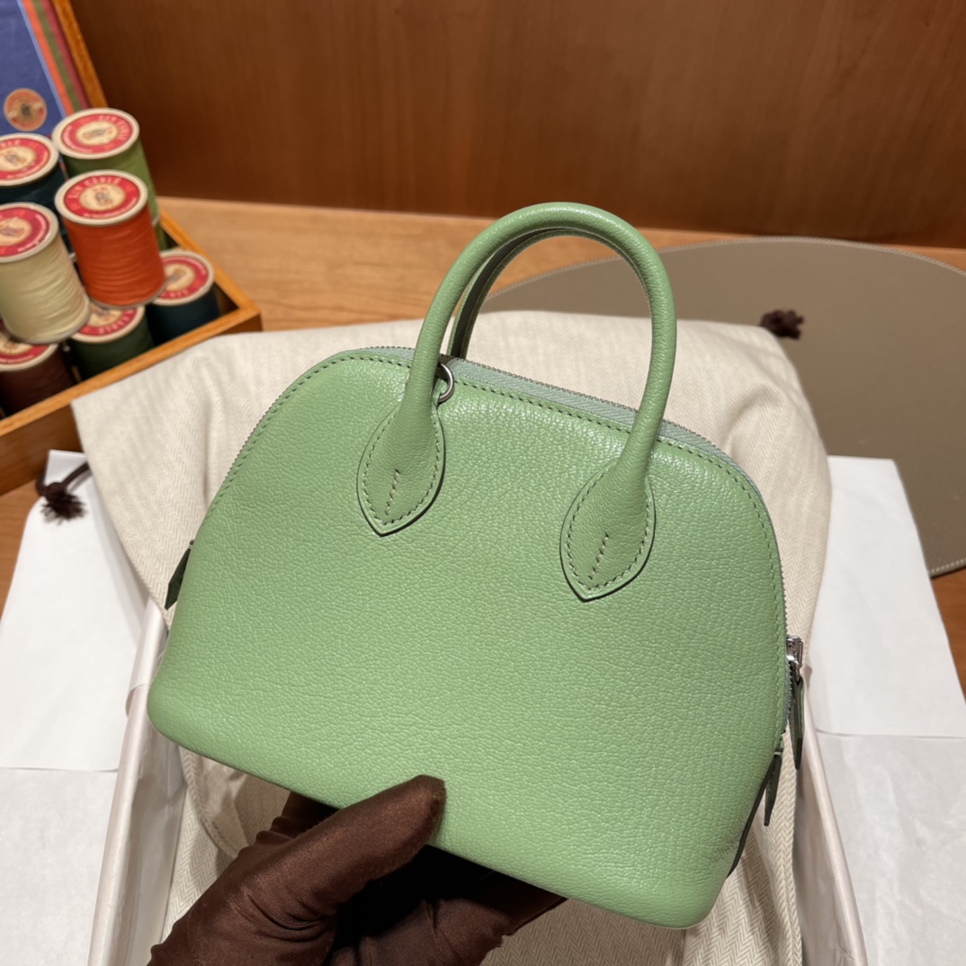 Bolide Mini 18CM Goatskin Mysore 3i Avocado Green/Cricket Green Vert Criquet