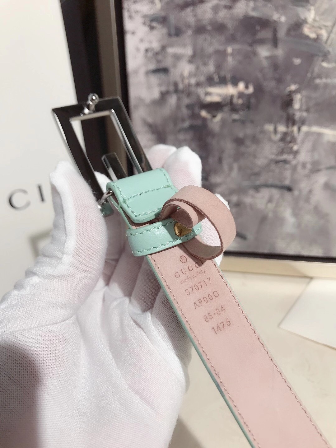 GUCCI D Italy 🇮🇹 imported cowhide