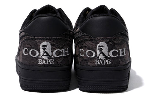 Bape X Coach Sta Sneakers Black 1G23-191-901BLK
