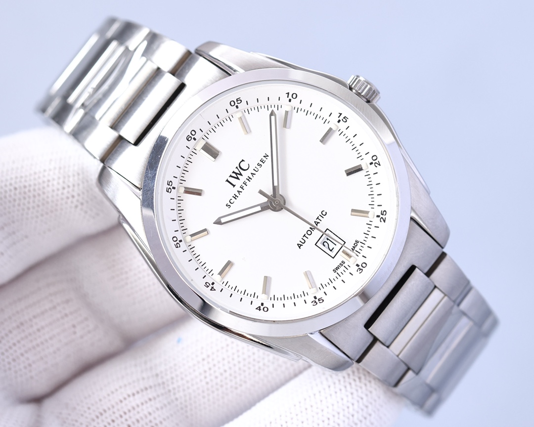 IWC- Fine men's watches Imported Citizen mechanical movement, top 316 stainless steel case and strap
