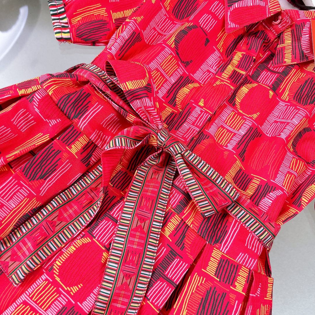 C&H Carolina Herrera Spring and Summer Girls Skirt Set