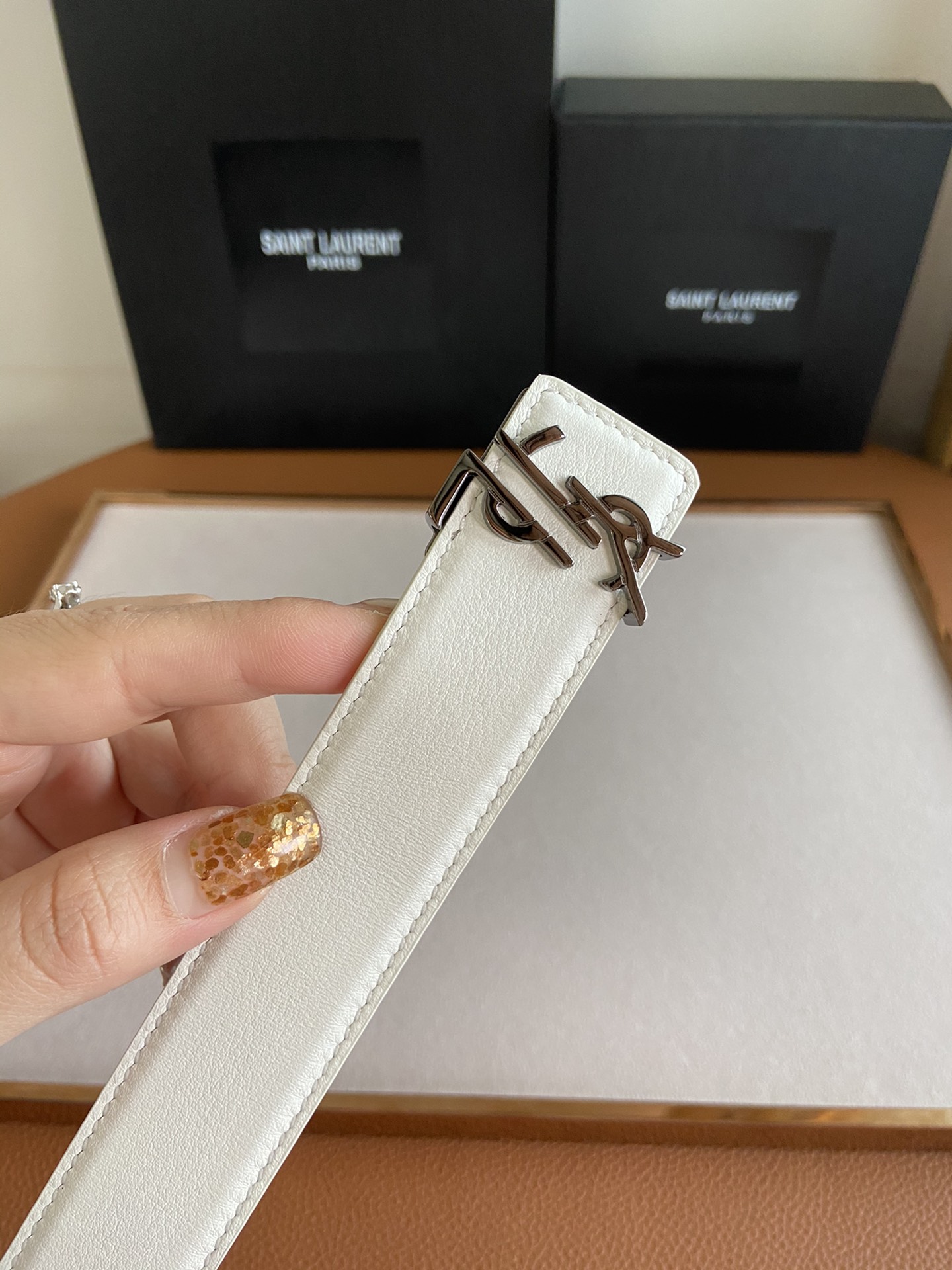 Saint Laurent YSL Misplaced Iconic Logo