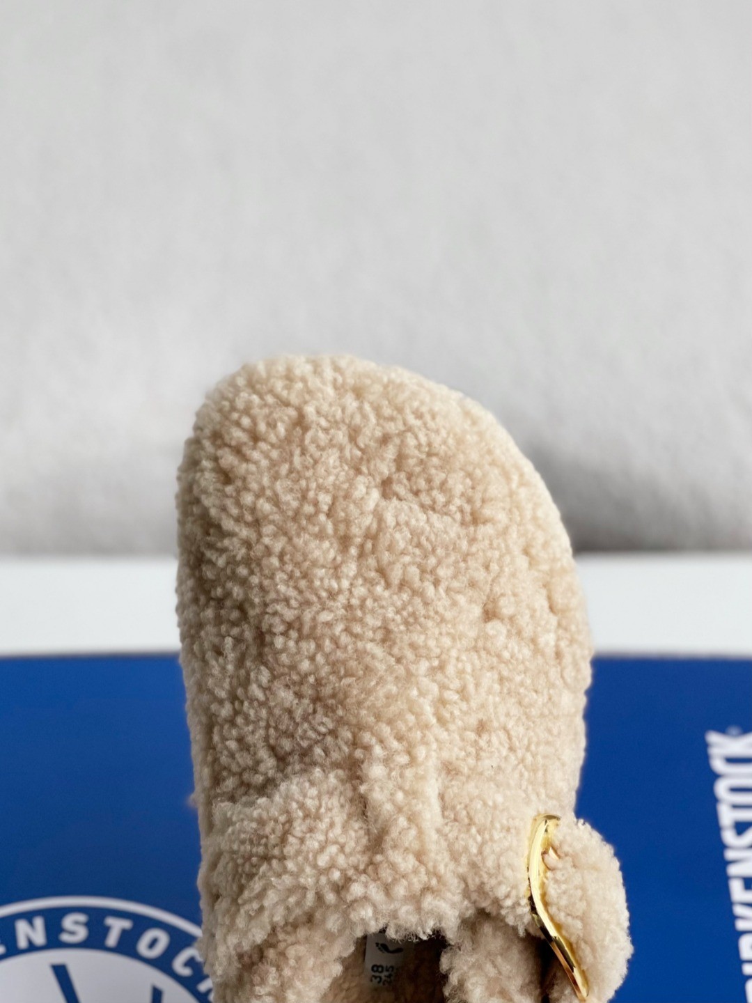 Birkenstock wool slippers