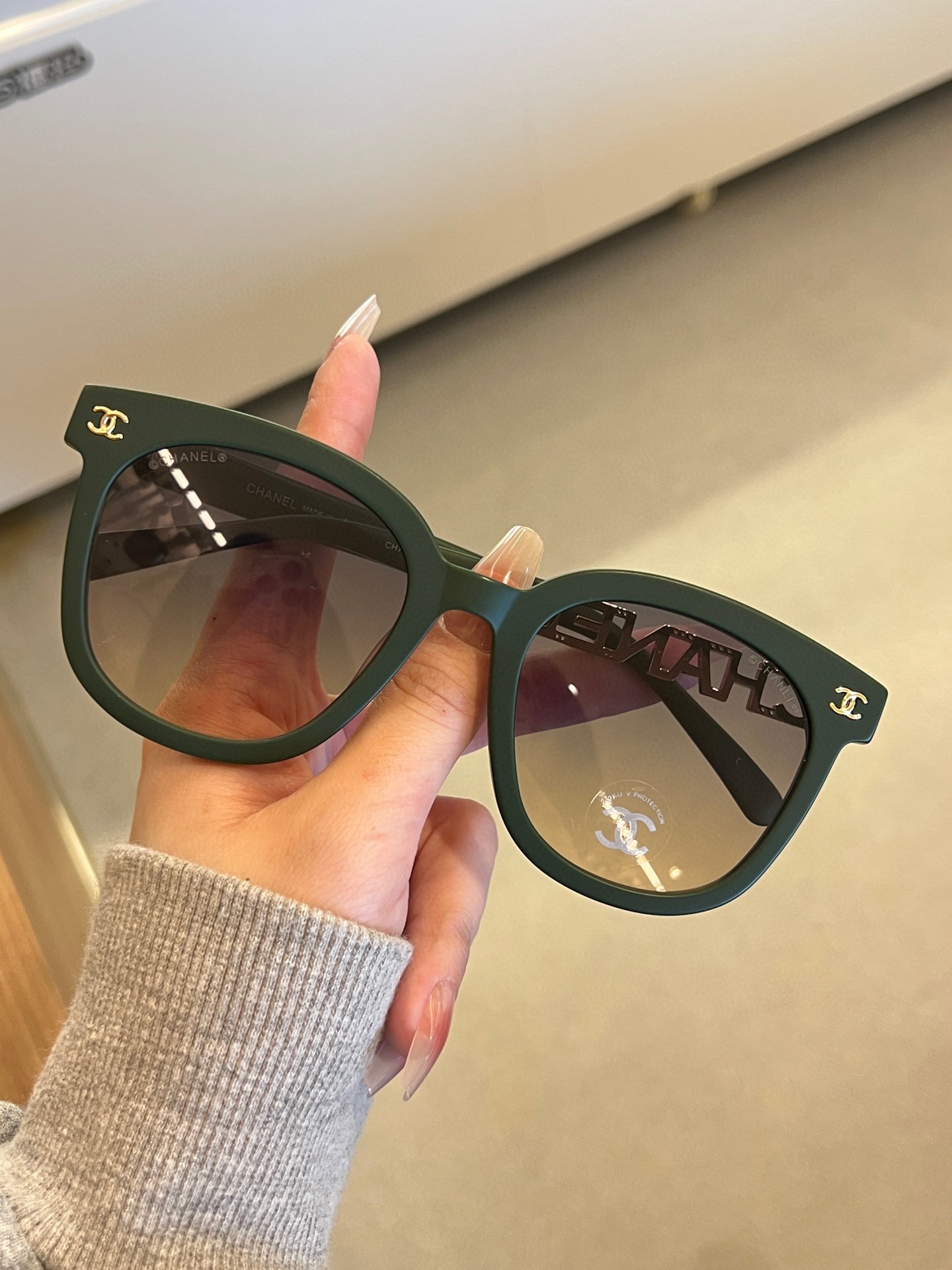 CHANEL sunglasses net red sunglasses model CH7335