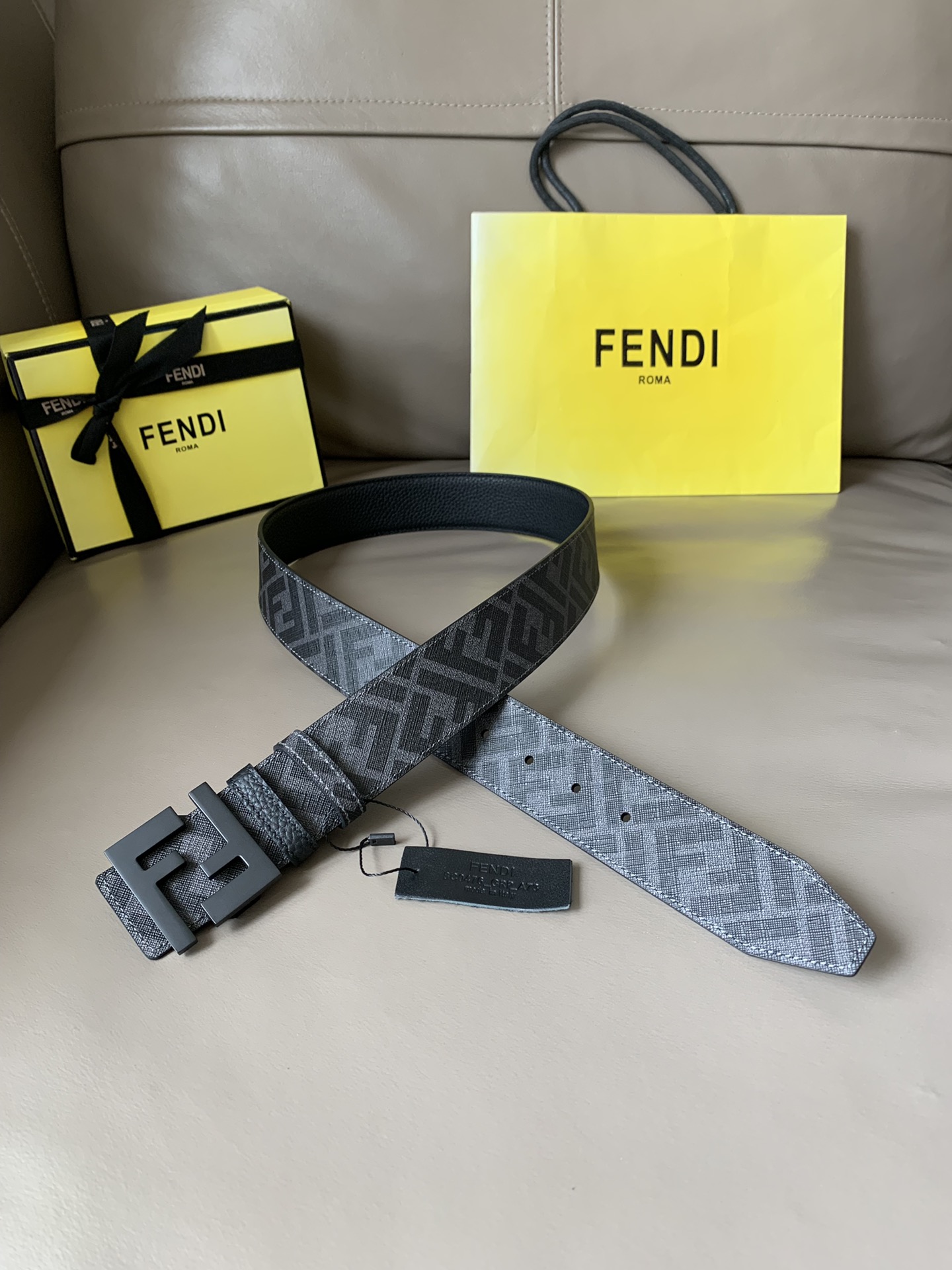 FENDI men's reversible belt
