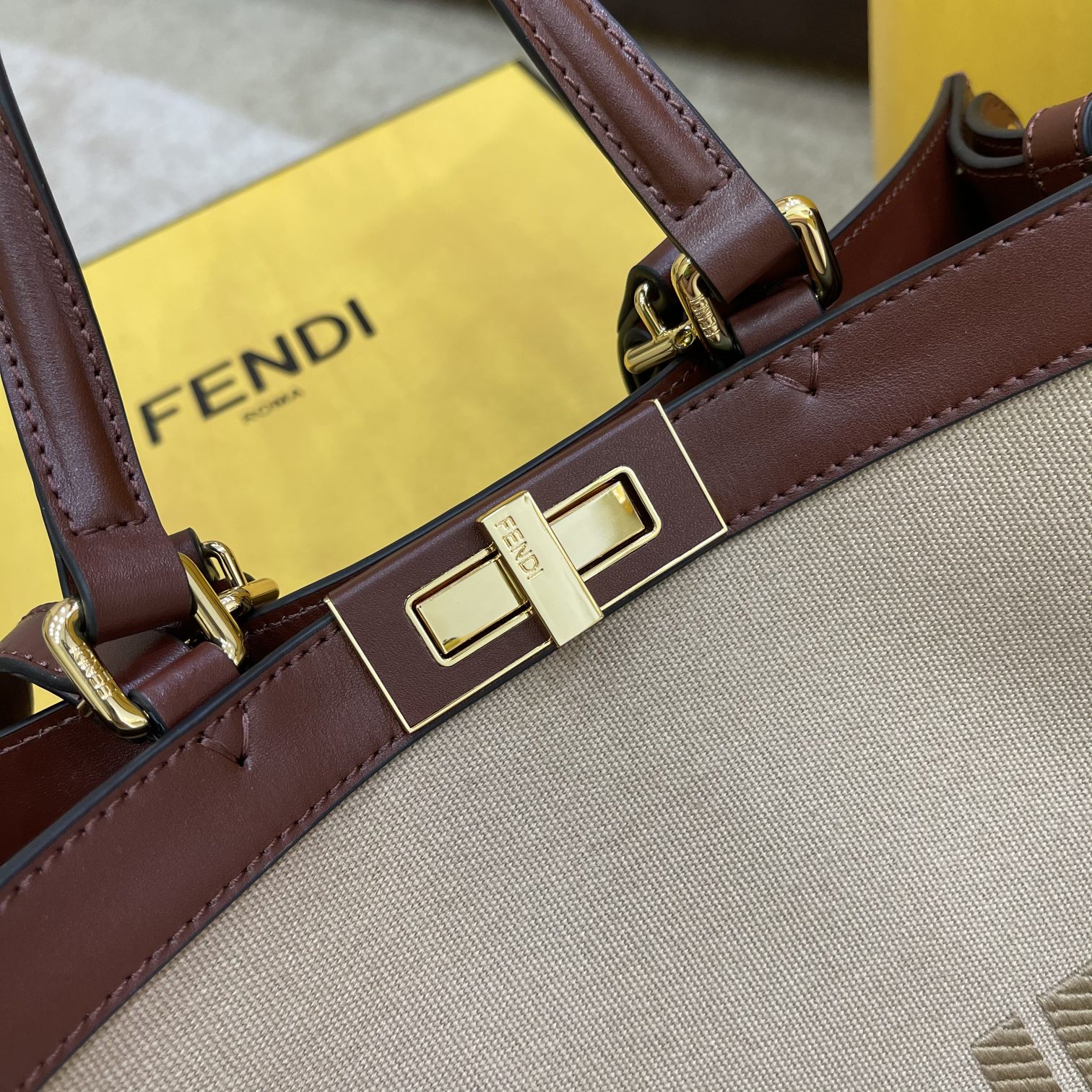 FENDI latest Peekaboo X-Tote