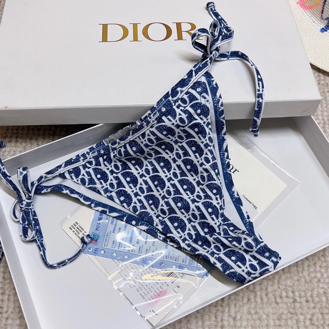 Dior new split swimsuit