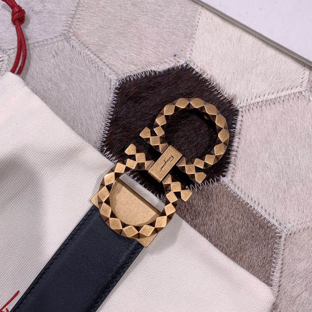 FERRAGAMO haute couture men's belt